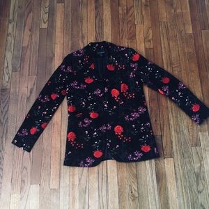NWOT Cynthia Rowley Floral Blazer